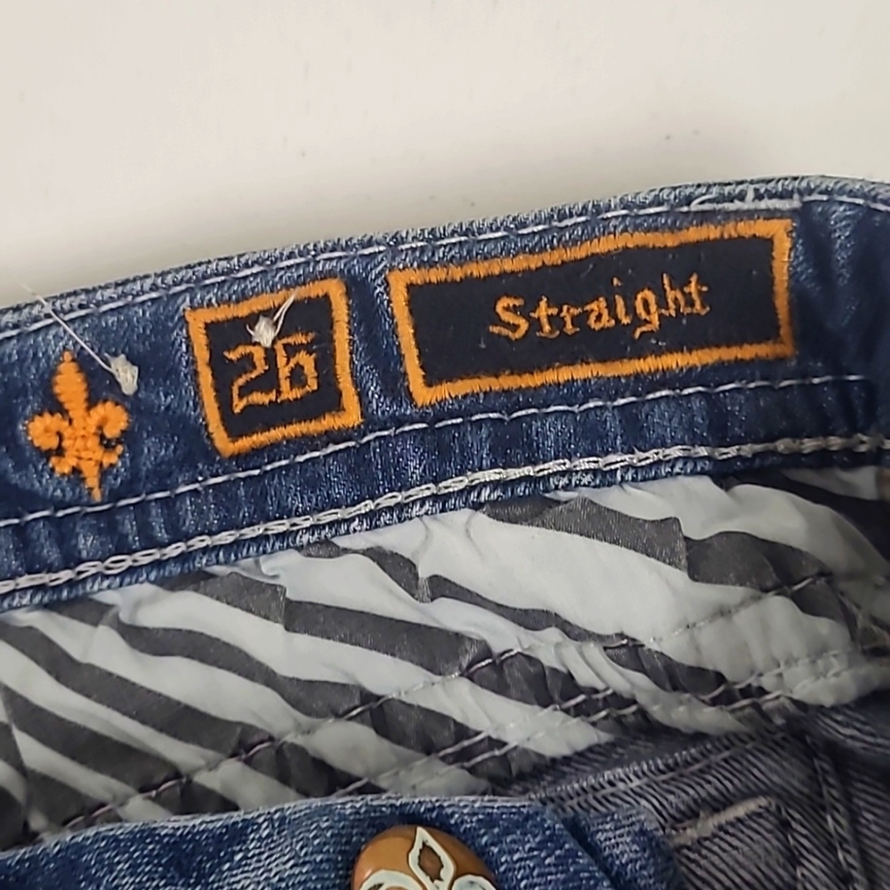 Rock Revival Alivia jeans straight leg size 26 in excellent condition. - Picture 8 of 11